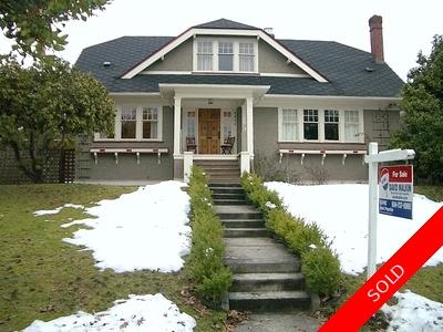 Shaughnessy House for sale:  4 bedroom 3,104 sq.ft. (Listed 2009-01-07)