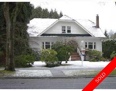 Shaughnessy House for sale:  5 bedroom 3,785 sq.ft. (Listed 2008-02-04)